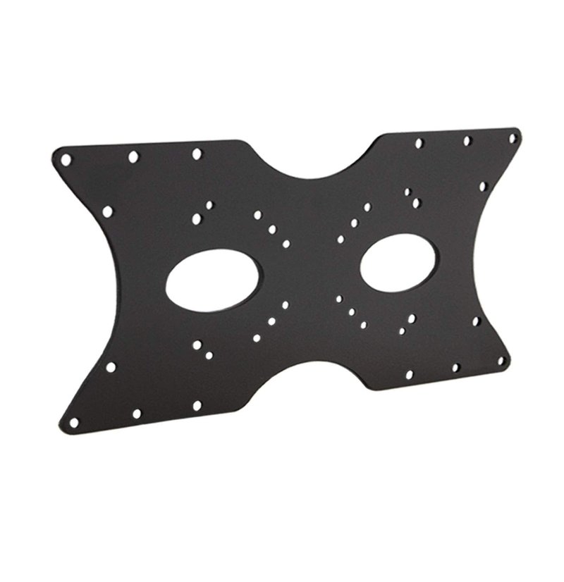 Mount-It! Steel VESA Adapter Plate Bracket, Conversion Kit for TV and Monitor Mounts, Expands 50x50 75x75 100x100 200x100 200x200 to Larger VESA Patterns Up to 400x200mm, Fits 32"–55" Screens
