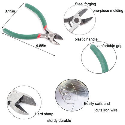 Floral Tape and Flower Stems Arrangement Tools Kit, 1pcs Gardening Cutter, 18 Gauge Stem Wire and 22 Gauge Paddle Wire for Bouquet Stem Wrapping and Floral Crafts