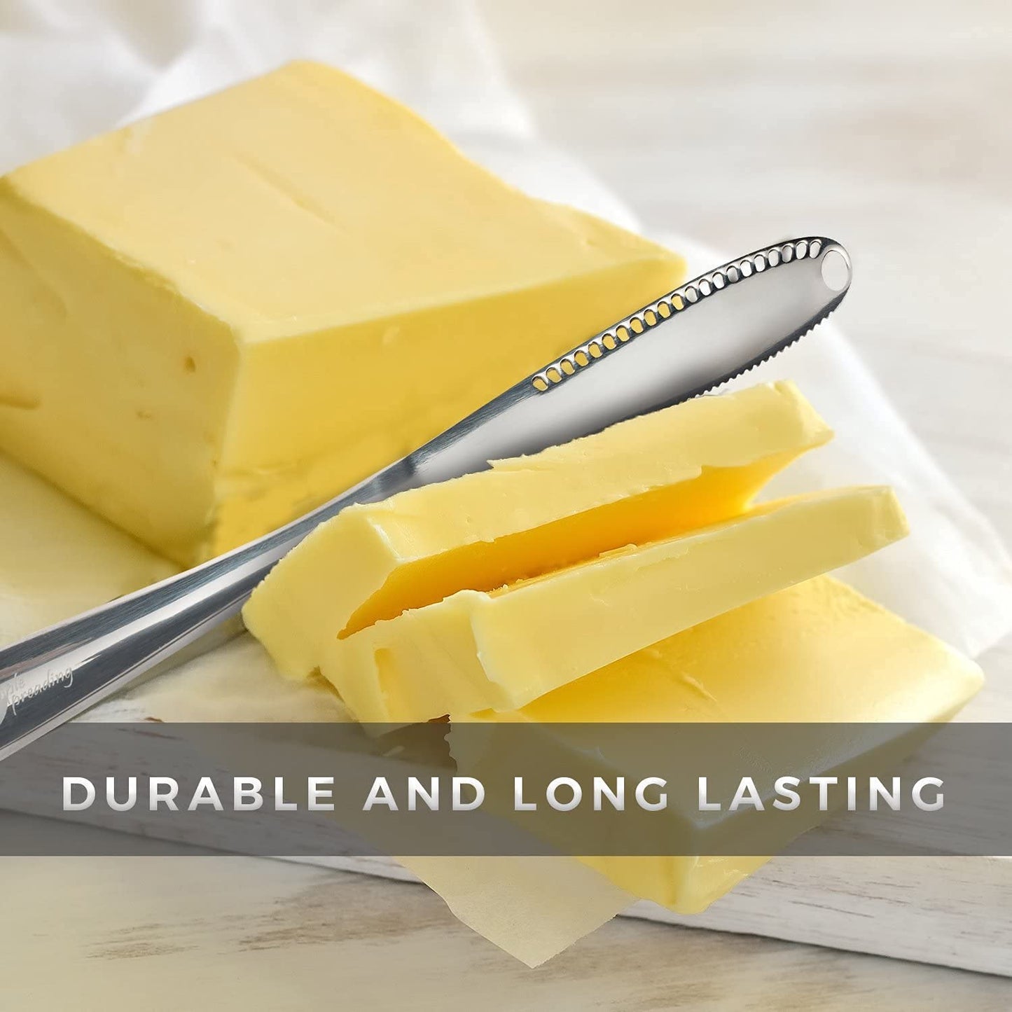 Simple preading Stainless Steel Butter Spreader knife, Butter Knife - 3 in 1 Kitchen Gadgets (4)