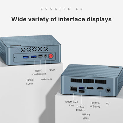 BOSGAME Mini PC Ryzen 5 3550H 11 Pro Mini Computers, 16GB DDR4 RAM 512GB PCIe SSD, Vega 8 Graphics Triple 4K 60Hz Displays, USB 3.2 x3, USB 2.0x1, HDMI x2, WiFi5 BT5.0