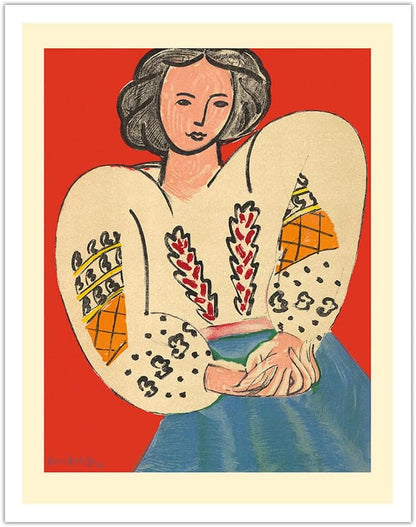 Romanian Blouse (La Blouse Roumaine) - Fine Art Matte Paper Print from Original Color Lithograph by Henri Matisse