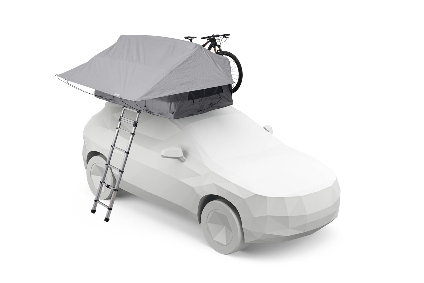 Thule Foothill 2 Person Rooftop Tent, Large Windows and Breathable mesh Panels, Includes Mattress, Low-Profile Design