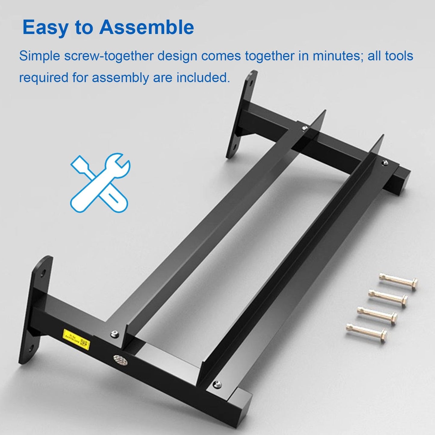 UYCVT Adjustable Dumbbell Display Rack Only, Black Weight Storage Organizer Holder, Commercial Retail Store Fitness Room Studio Use