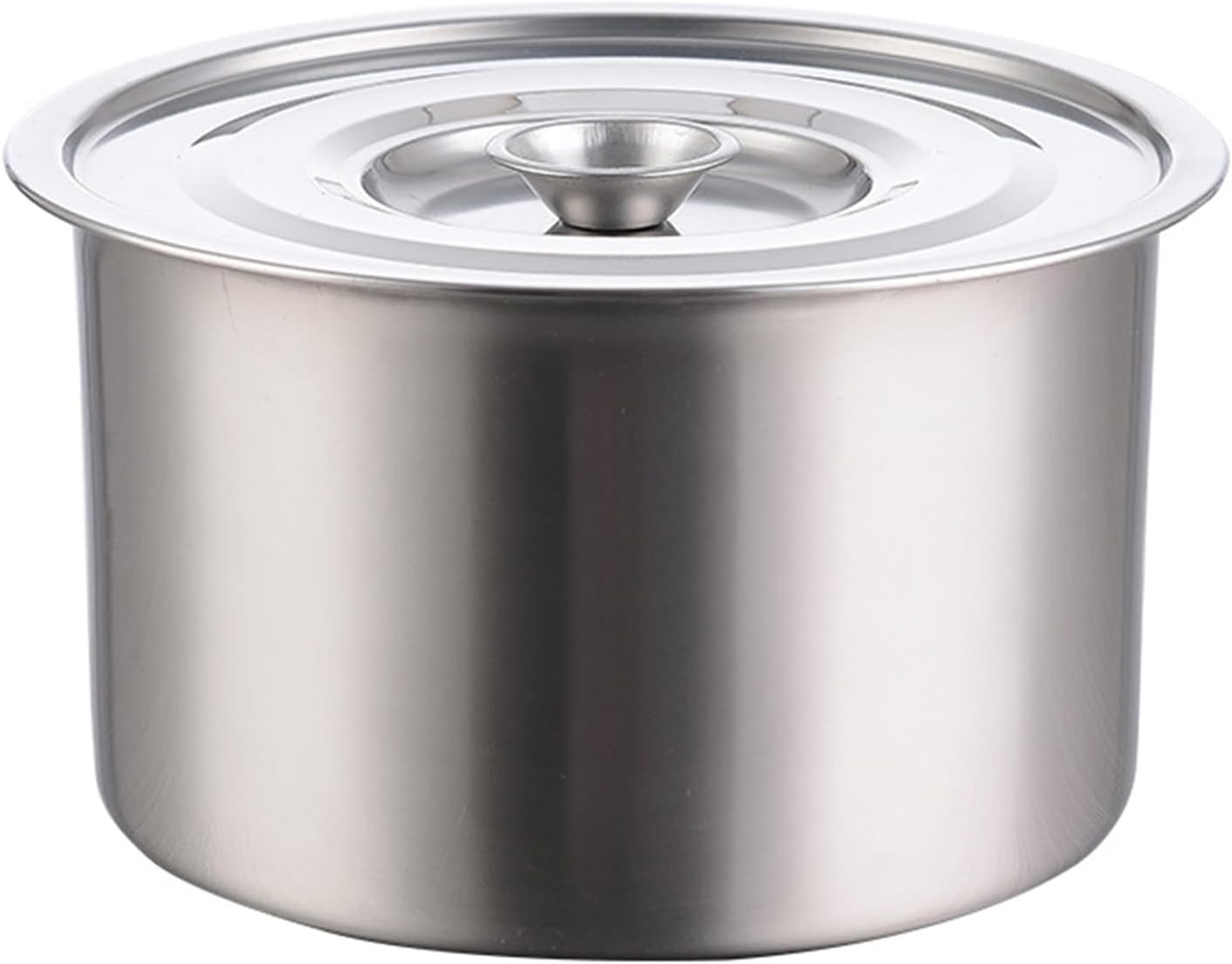 Stainless Steel Soup Pot: Stock Pot Sauce Pot Induction Pot with Lid, Healthy Multifunctional Odorless Cooking Pot