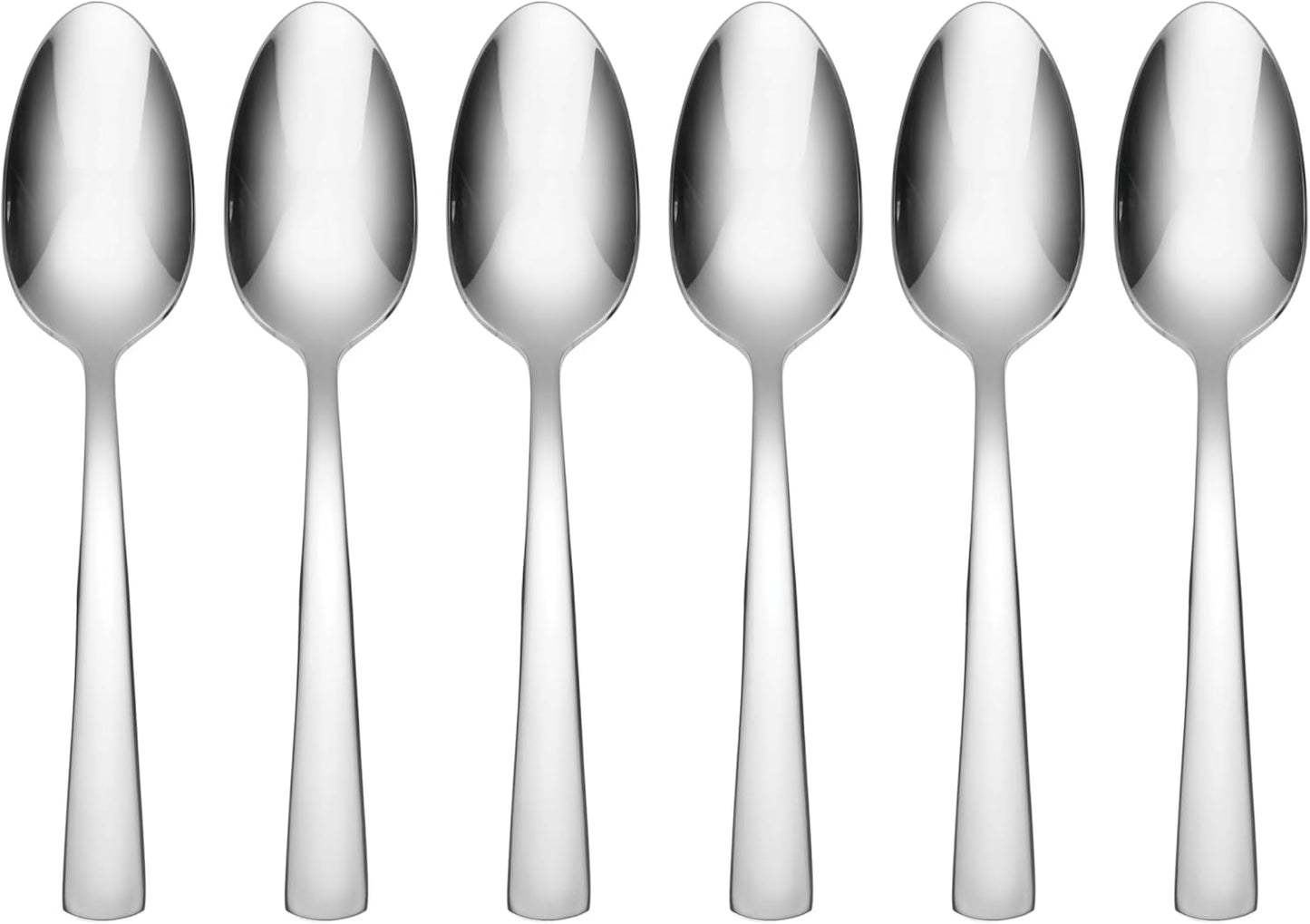 Oneida H084006D Aptitude Everyday Flatware Dinner Spoons, Set of 6, 7.1" L x 1.5" W