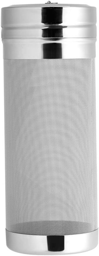 Stainless Steel Mesh Beer Filter, 300 MICRONs Brew Filter, Dry Filter, Hop STRAINser Cartridge for Homebrew Beer and