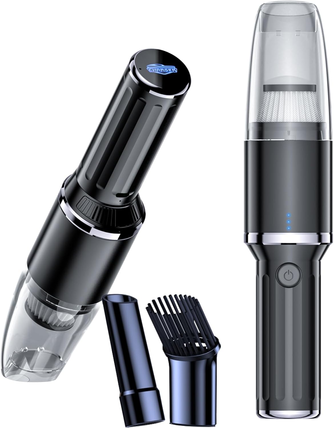Q&F Tech Handheld Vacuum Cleaner, Wireless Portable Rechargeable for Car, Home & Office, Mini Cordless Vacuum