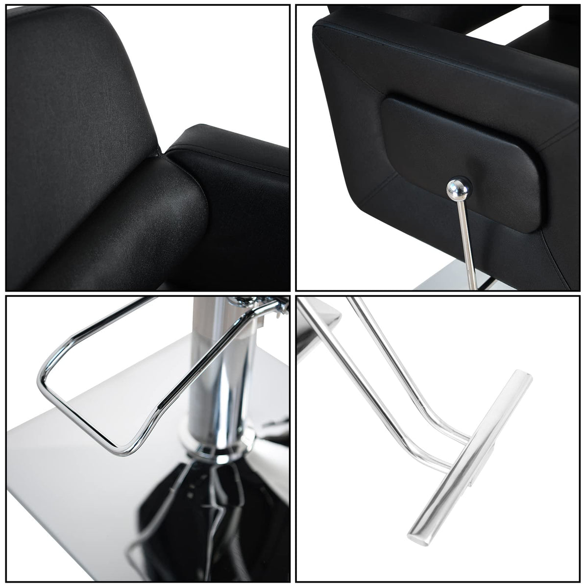 mefeir All Purpose Chair Reclining for Salon, Hydraulic Barber Chair Heavy Duty for Hair Stylist, Adjustable Headrest, 360 Degree Swivel, Styling Hairdressing Beauty Spa Equipment