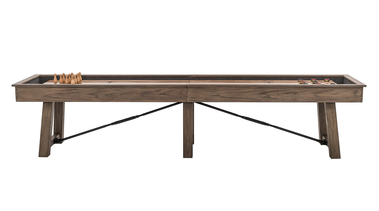Empire USA Plank & Hide - Isaac Shuffleboard Table (16')