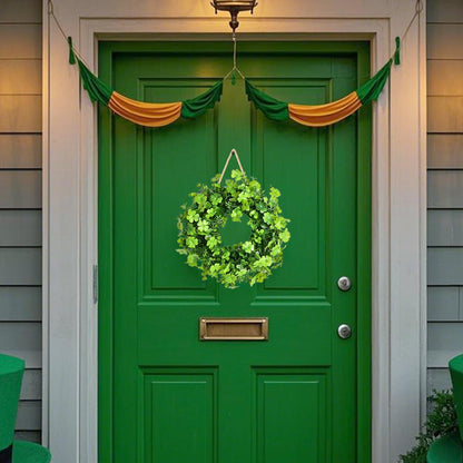 2 Pack Wreath Frames, 12 Inch Large Wire Wreath Frames Form, Dark Green Round Metal Wreaths Ring Frame for St Patricks Day Easter Wreaths Making Supply, Front Door DIY Craft Outdoor Home Decor