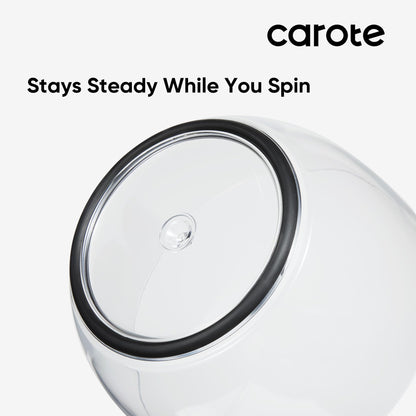 CAROTE 3.8 Qt Salad Spinner Small Lettuce Spinner Plastic Vegetable Fruit Washer, Vegetable Cleaner Salad Cleaner Lettuce Washer, Non-Slip Base, BPA-Free