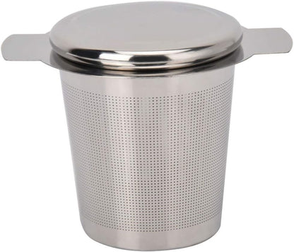 Tea Infuser Mesh Strainer, Extra Fine Stainless Steel with Double Handles for Steeping Loose Leaf Tea and Coffee