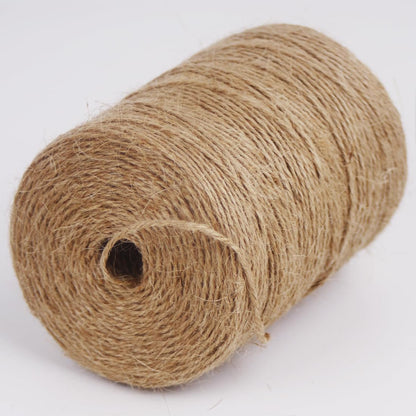 PerkDecor 10Pack 2mm Natural Jute Twine String 8000 Feet Long Twine String for Crafting Gardening Gift Wrapping Macrame DIY Home Decor (Brown-800Feet/Roll)