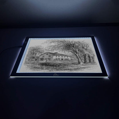 HUAYEYC A3 LED Light Pad - Dimmable Light Board Kit, Sketching, Tracing - USB Powered DIY Diamond Art Light Box, with 61 Pcs 5D Painting Tools Set for Full Drill & Partial Drill Art