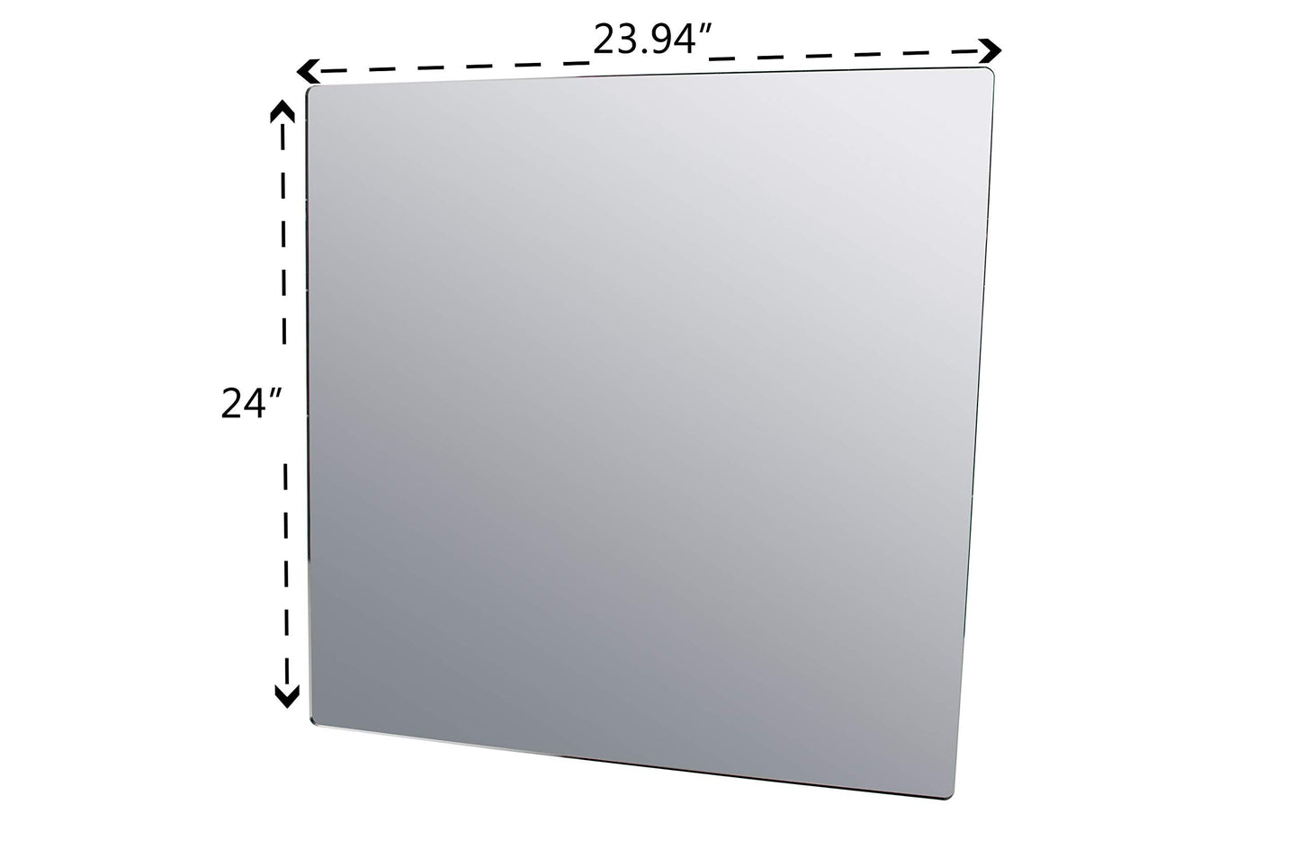 Marketing Holders Acrylic Mirror Sheet 24" x 24" Square Wall Plaque or DIY Pack of 6 Camper Workout Center Farm Dance Studio Safer Than Glass Light Weight Plastic