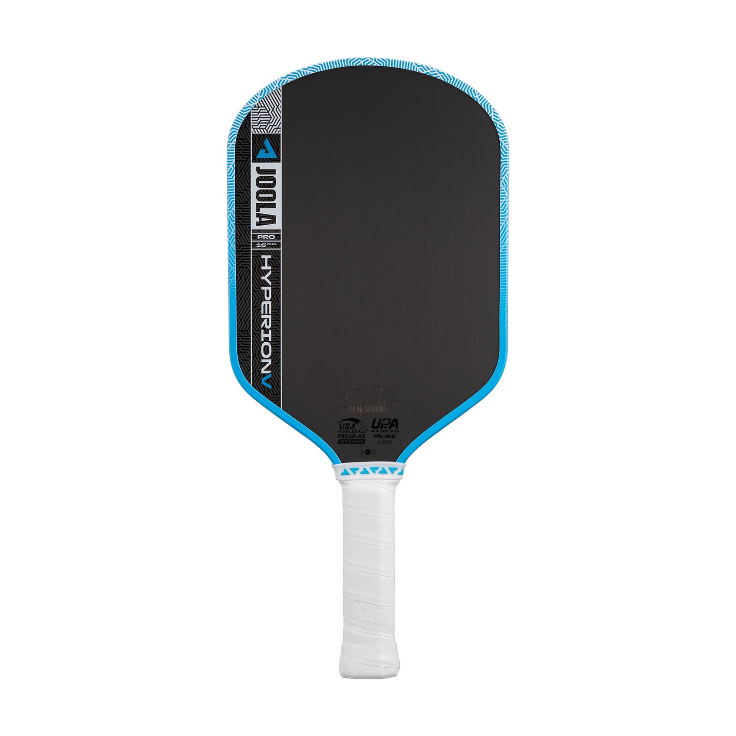 JOOLA Pro V Pickleball Paddle - 14mm/16mm - Raw Carbon Fiber Textured Surface - Enhanced Frame & Propulsion Core, USAPA & UPA-A Certified, NFC Chip Enabled, Premium Control & Lightweight Performance