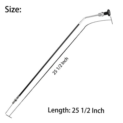 10L0L 25-1/2" 25693-G04 Choke Control Cable for EZGO TXT Medalist 1994-up Gas Golf Cart, Replace OEM 25693G04