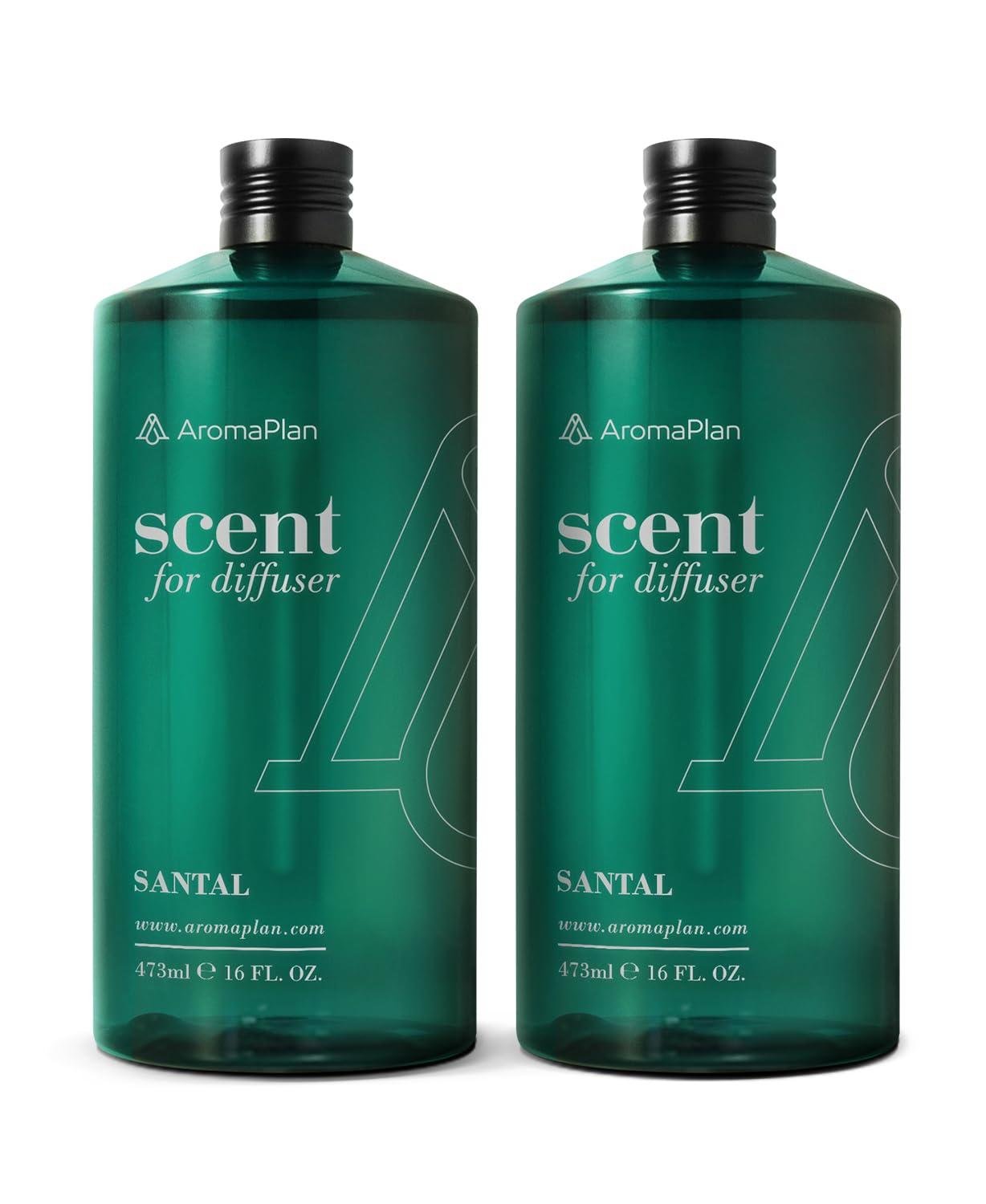 AromaPlan Hotel Scents Santal 5 Fl Oz (148ml), Home Luxury Aroma & Hotel Fragrance Diffuser Oil- Hotel Diffuser Oil for Aromatherapy- USA Made, Bigger Bottle, Bolder Aroma & Longer Lasting