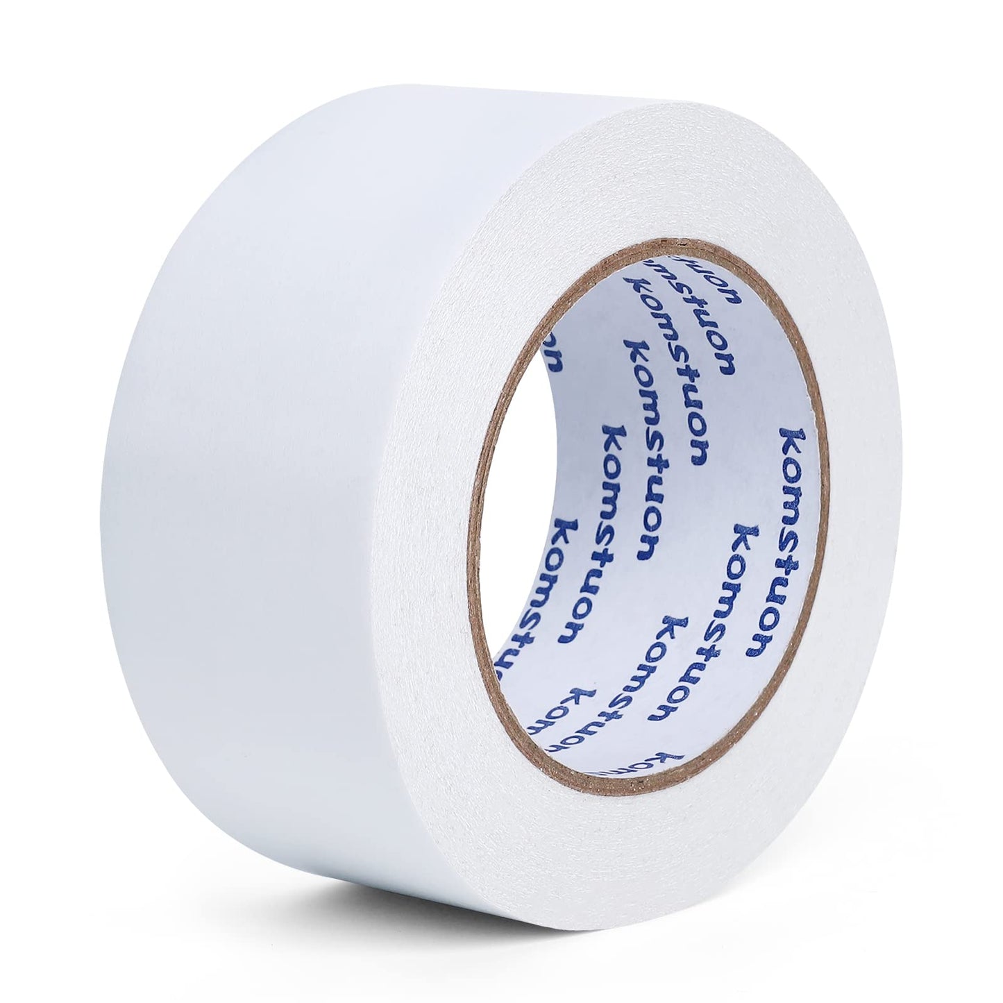 komstuon Double Sided Tape 2 Inch x 36 Yards, 1 Rolls Double-Sided Adhesive Tape, Two Sided Tape for Crafts, Arts, Scrapbooking, Gift Wrapping
