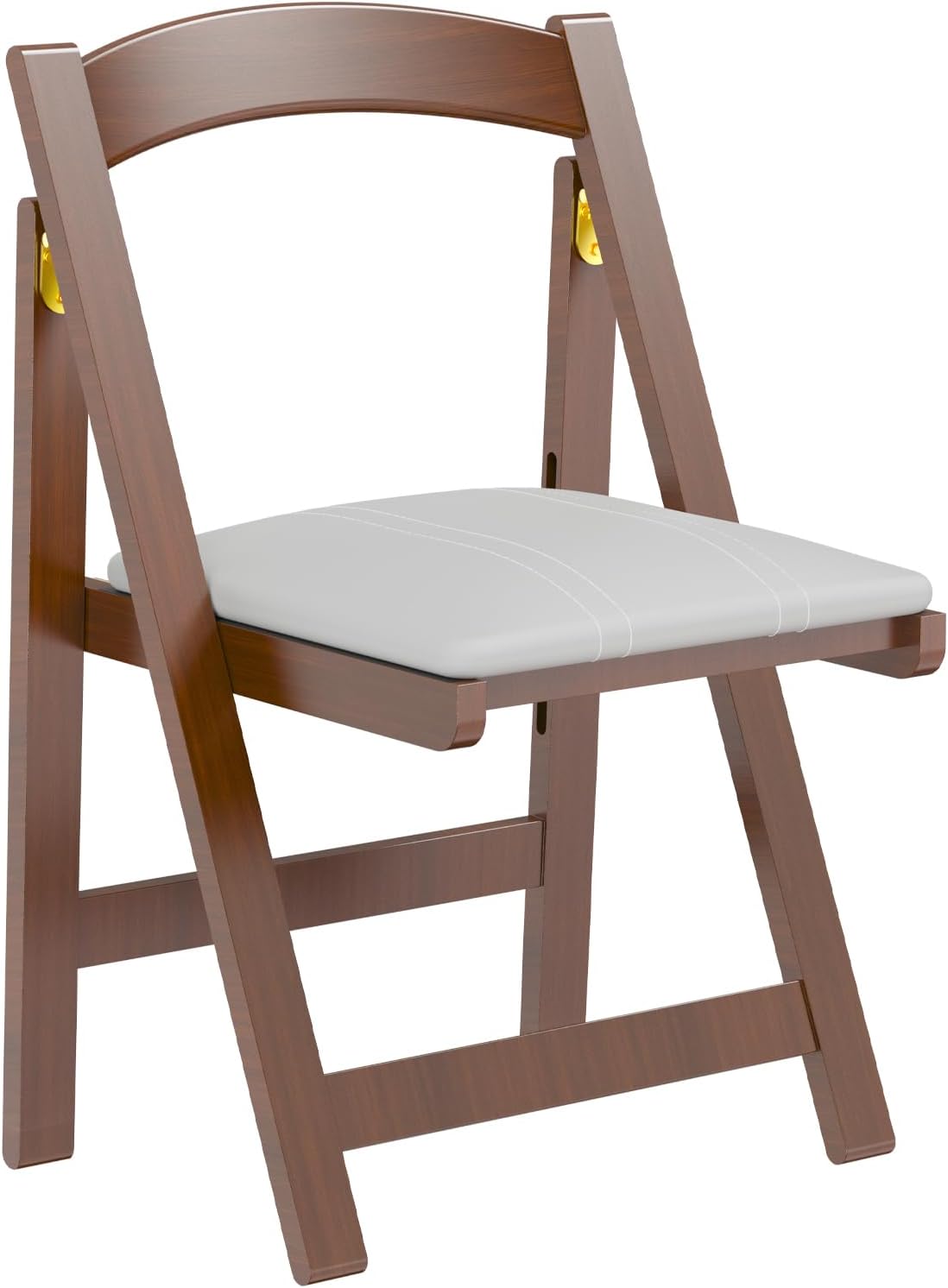 VTV Commercial Wooden Folding Chairs with Padded Cushion,Foldable Portable Chair Bamboo Folding for Indoor and Outdoor