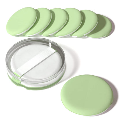 MOHOPE 8Pcs Air Cushion Makeup Sponges for Foundation with Portable Box | Latex-Free Blending Sponge for Liquid, Cream, Foundation and Powder | Round Powder Puff | Mix