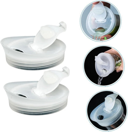2pcs Cold Water Bottle Plastic Lid, Airtight Covers for Water Jug, Replaceable Jug Lid for Household Teapot