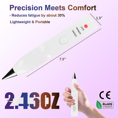 GloHopiup Electric Diamond Painting Pen, Cordless Vacuum Diamond Art Pen no Wax Needed, Rechargeable Diamond Art Accessories Kit for Adults, Perfect for Gem Diamond Art Fans - White