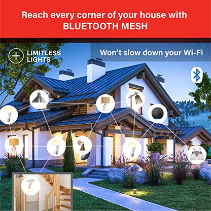 Sengled Smart Light Bulbs, Color Changing Alexa/Bluetooth Mesh, Dimmable LED Bulb A19 E26 Multicolor, High CRI, High Brightness, 8.7W 800LM, 1Pack