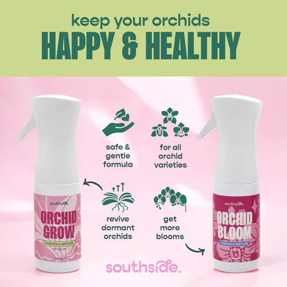 Southside Orchid Grow Fertilizer - 7.1 Oz | Revive Dormant Orchids with Gentle Continuous Spray