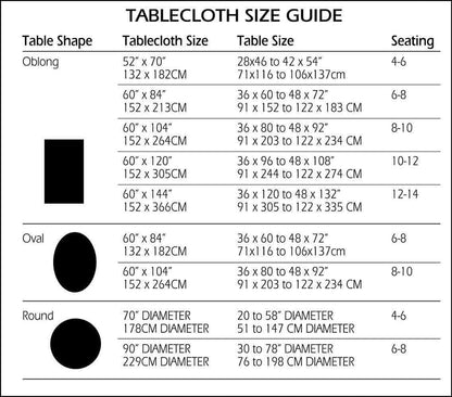 Newbridge Fancy Metallic Snowflake Christmas Tablecloth - 70 Inch Round, Red Gold, No-Iron Soil Resistant Holiday Cover