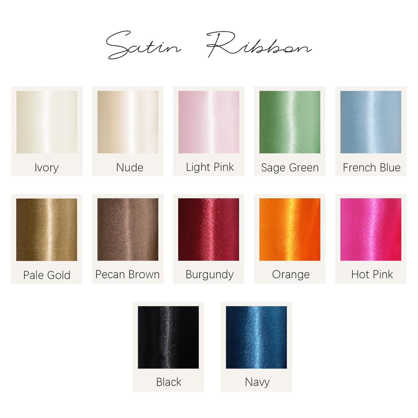 LaRibbons Orange Satin Ribbon 4 Inch x 10 Yards Continuous Orange Ribbon for Chair Sashes, Garland, Gift Wrapping, Christmas Decor, Craft Project