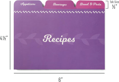 Jot & Mark Recipe Card Complete Gift Box | Decorative Pink Peonies Recipe Tin Box
