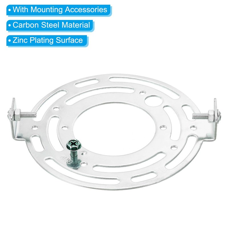 PATIKIL 115mm (4.53") Universal Light Fixture Mounting Bracket Kit, 4set Light Crossbar Round Ceiling Plate for Wall Light, Close to Ceiling Light, Chandelier