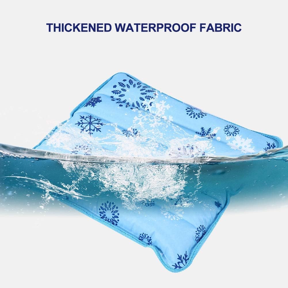 Cool Pillow, Reusable Gel Ice Packs with Ice Crystal Powder for Summer Cooling Cushion Mat