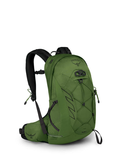 Osprey Talon 11L Men's Hiking Backpack with Hipbelt, Green Belt/Black, L/XL