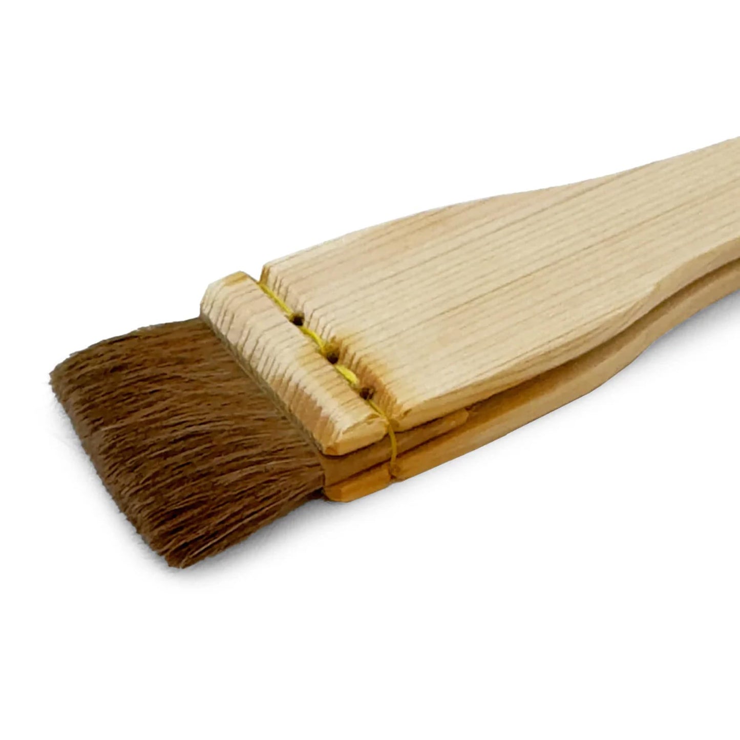 Horsehair Basting Brush - Natural Bristles with Wooden Handle - For BBQ, Baking & Cooking