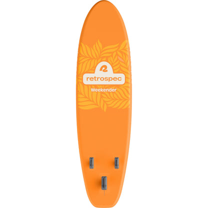 Retrospec Weekender Inflatable Stand Up Paddle Board Includes Paddle, Pump, Travel Bag and Accessories 10’6” Lightweight Inflatable SUP, Puncture Resistant Inflatable Paddle Board for Adults