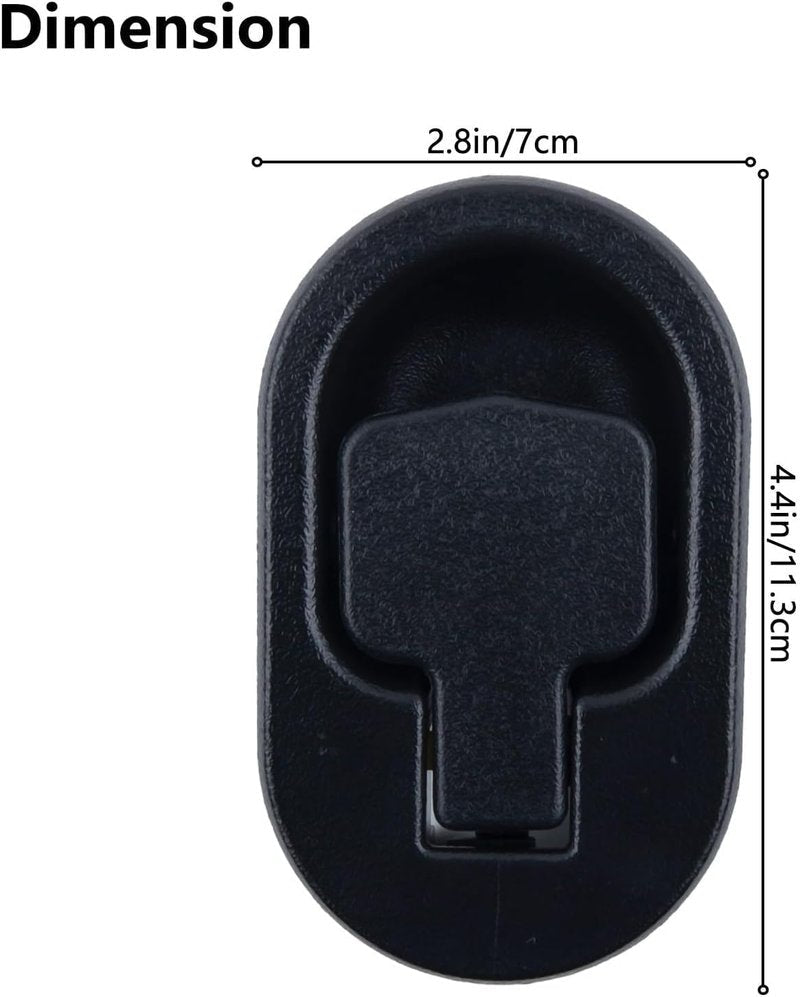PurYupearl 1PC Black Recliner Replacement Part Sofa Chair Couch Release Lever Pull Handle Replacement Recliner Handle ABS Plastic Fits Both A 6mm and 3mm Cable Replacement Parts