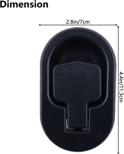 PurYupearl 1PC Black Recliner Replacement Part Sofa Chair Couch Release Lever Pull Handle Replacement Recliner Handle ABS Plastic Fits Both A 6mm and 3mm Cable Replacement Parts