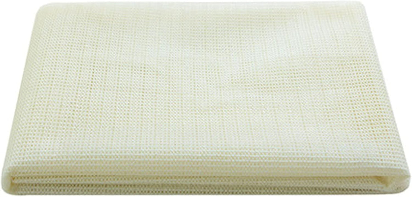 Xrrxy Anti Slip PVC Tablecloth Underlay, Adjustable Foam Mat, Anti-Skid Rug Pad Gripper Table Mat, White