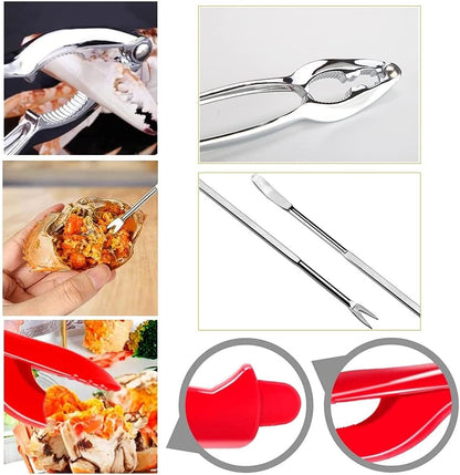 Ymkf Sqqr 26 Hammer,and Set PCS Seafood Tools Include Crab Crackers, Seafood Scissors, Lobster Sheller, Crab Shellfish