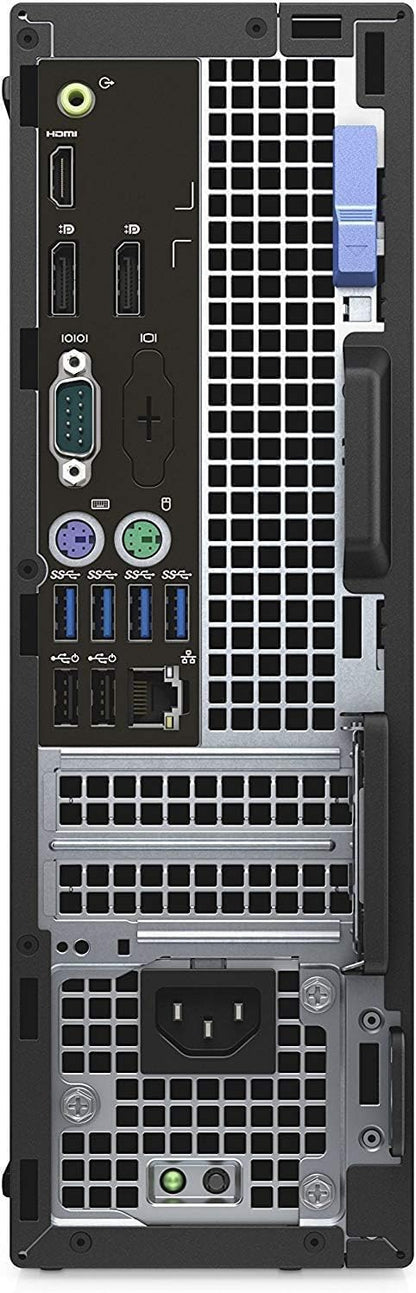 Dell OptiPlex 7050 SFF Desktop Computer PC, Intel Core i5-6500, 8 GB DDR4 RAM, 256 GB SSD, Keyboard & Mouse, Windows 11 Pro (Renewed)