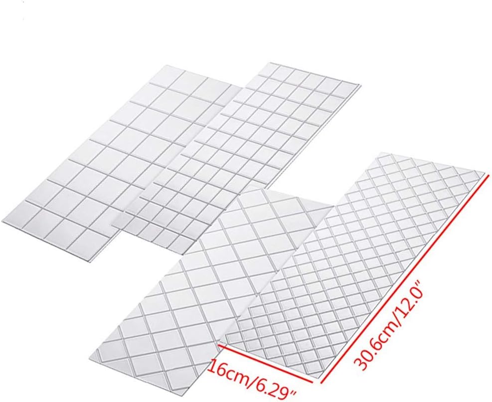 Cake Fondant Impression Mat Mold, Diamond Quilted Grid Texture Embossing Mat for Cupcake Wedding Cake Decoration