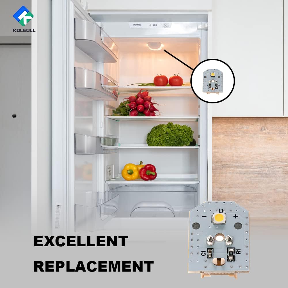 WR55X11132 WR55X25754 WR55X26486 Refrigerator LED Light Compatible with GE, Replaces 3033142 PS4704284