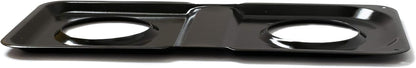 Range Kleen P501 Black Porcelain Rectangular Gas Stove Drip Pan, 16.875 x 8.125-Inches