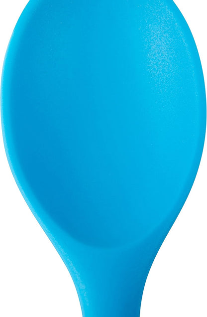 C.R. Gibson Kids in The Kitchen Silicone Utensil Set, Oil Brush, Spoon, Whisk, Long Spatula, Multicolor