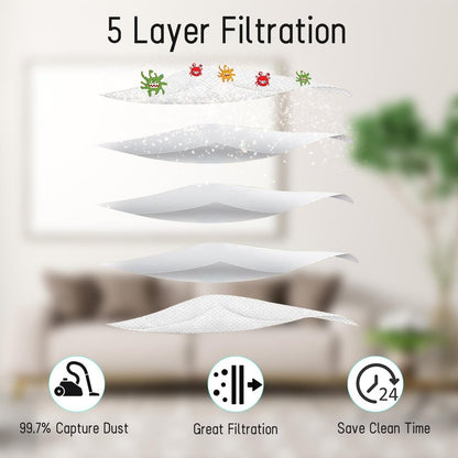3pcs 204811 204814 Vacuum Bags for Kirby Sentria, Avalir, Ultimate G Series