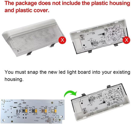 W10515057 LED Light Board Replacement for Whirlpool Refrigerator, Replaces AP6022533, PS11755866