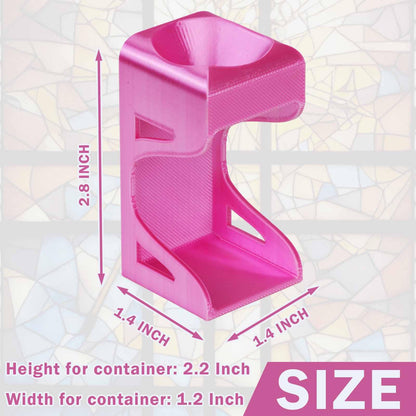 Diamond Painting Organizer Funnel for Round Containers, Portable Drill Funnel Diamond Painting Accessories(Silk Pink)