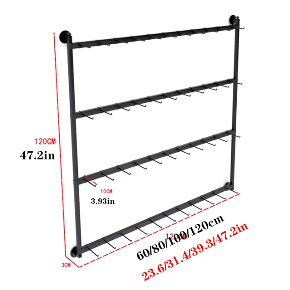 Sock Underwear Display Stand, Metals, Retail Showshelves, Lingerie Bra Rack Swimsuit Organizer Hanger, Commercial Clothing Store Shelf, 4 Tier, for Shorts, Hats(Gold,80 * 100cm)